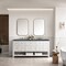 James Martin Vanities Breckenridge 72in Double Vanity, Bright White w/ 3 CM Charcoal Soapstone Top 330-V72-BW-3CSP - alternate 3
